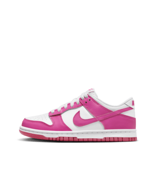 Nike Dunk Low FB9109 102 WHITE LASER FUCHSIA 7Y